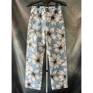 Levi's x Farm Rio Floral Jeans Womens 27 Ribcage High Waist Straight Leg Denim